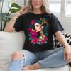 T-Shirt Women Black Rose 2