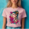 T-Shirt Women Pink Rose 3