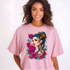 T-Shirt Women Pink Rose 4